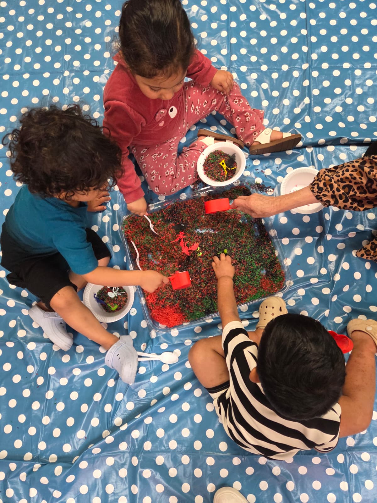 Toddler discovery and guided play at Kindercity Champions daycare Houston.