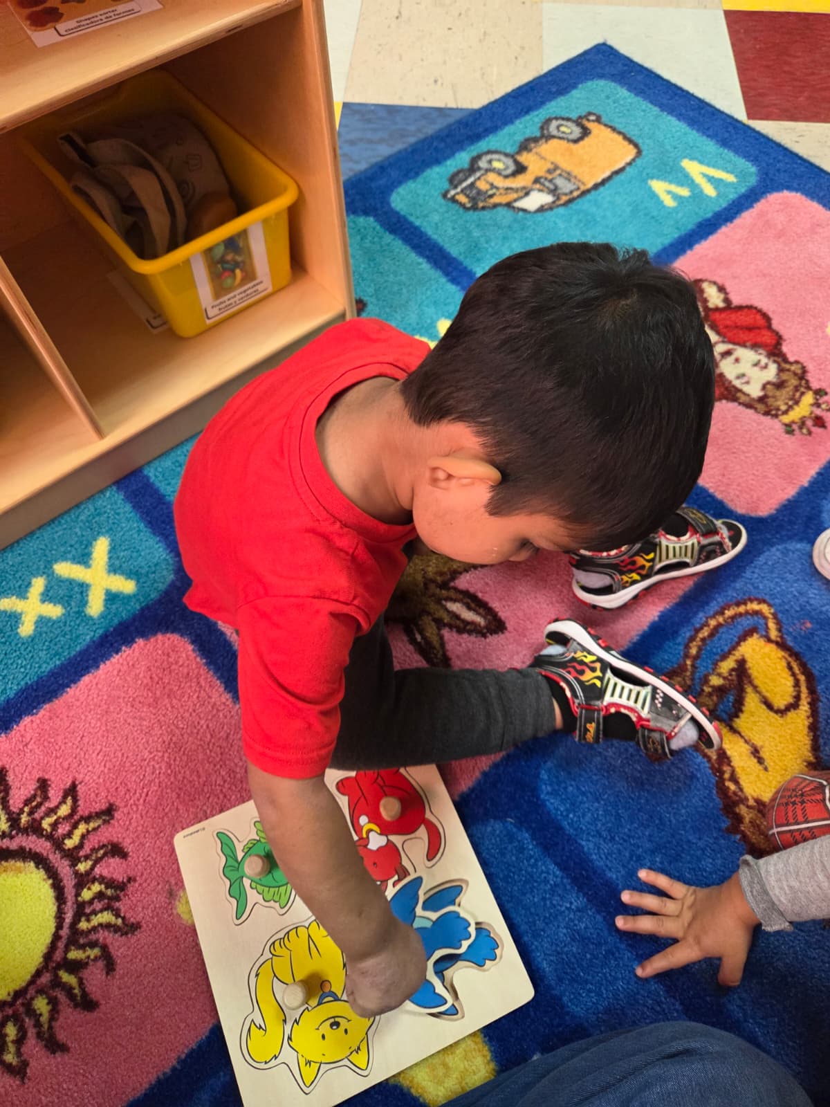 Active toddler play at Houston daycare Kindercity Champions.